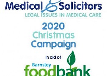 Medical Solicitors to support Barnsley Foodbank this Christmas