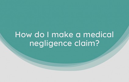 Listen to Matthew's advice on making a medical negligence claim.