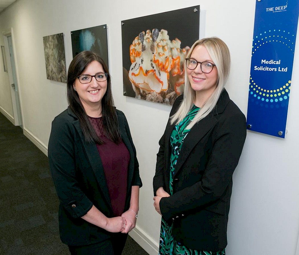 Lynsey Furley and Amy Adkins, part of our Medical Solicitors Hull team.